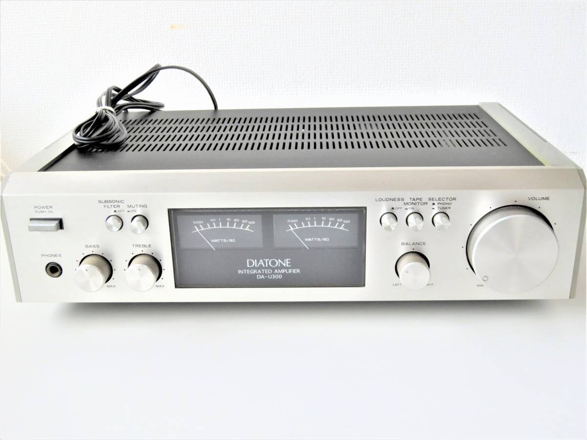 k9【DIATONE】ダイヤトーン プリメインアンプ DA-U300：USED・通電のみ