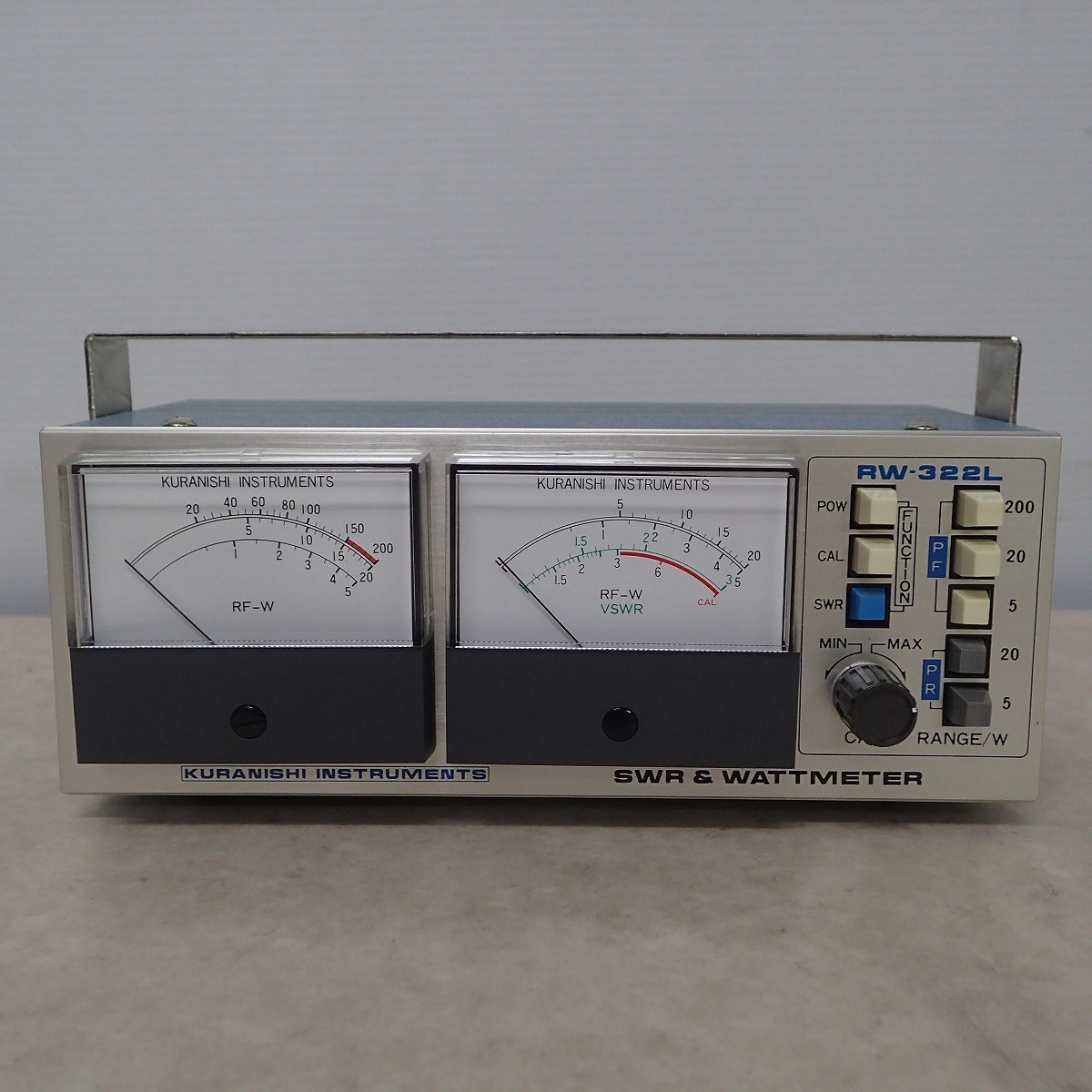KURANISHI クラニシ SWR計 RW-322L 1.8～230MHz 元箱・取説付き