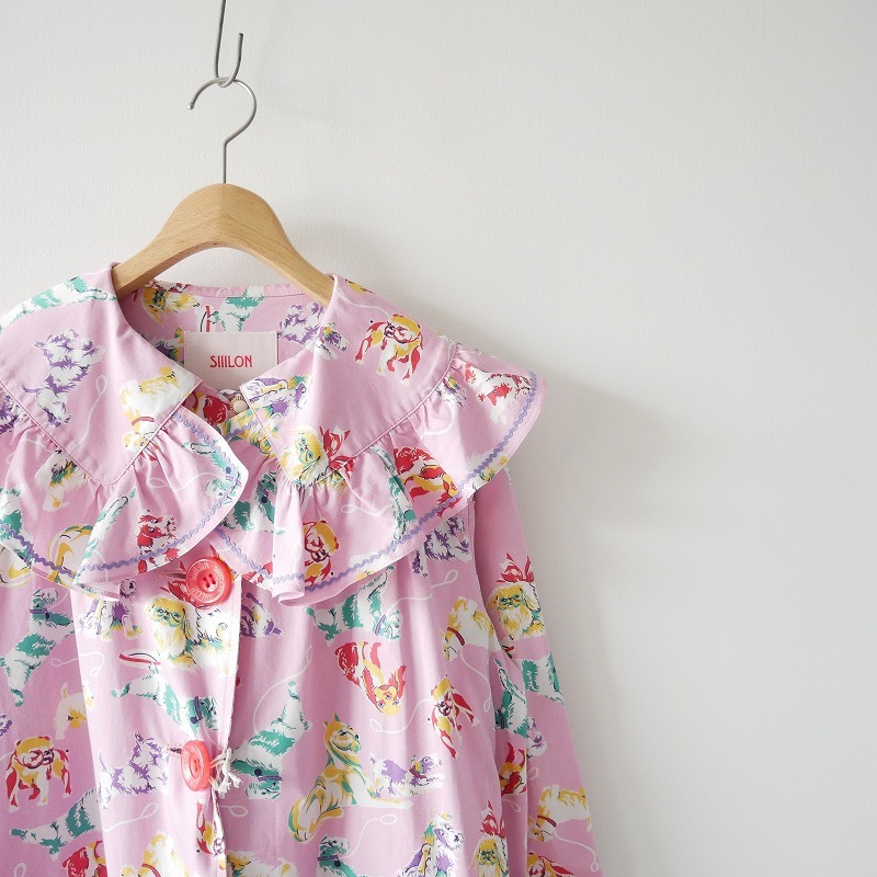 新品】未使用 2018AW/18AW SIIILON シーロン / DOG run dress ドレス 【在庫なし】 siiilon ドレス ひざ丈ワンピース