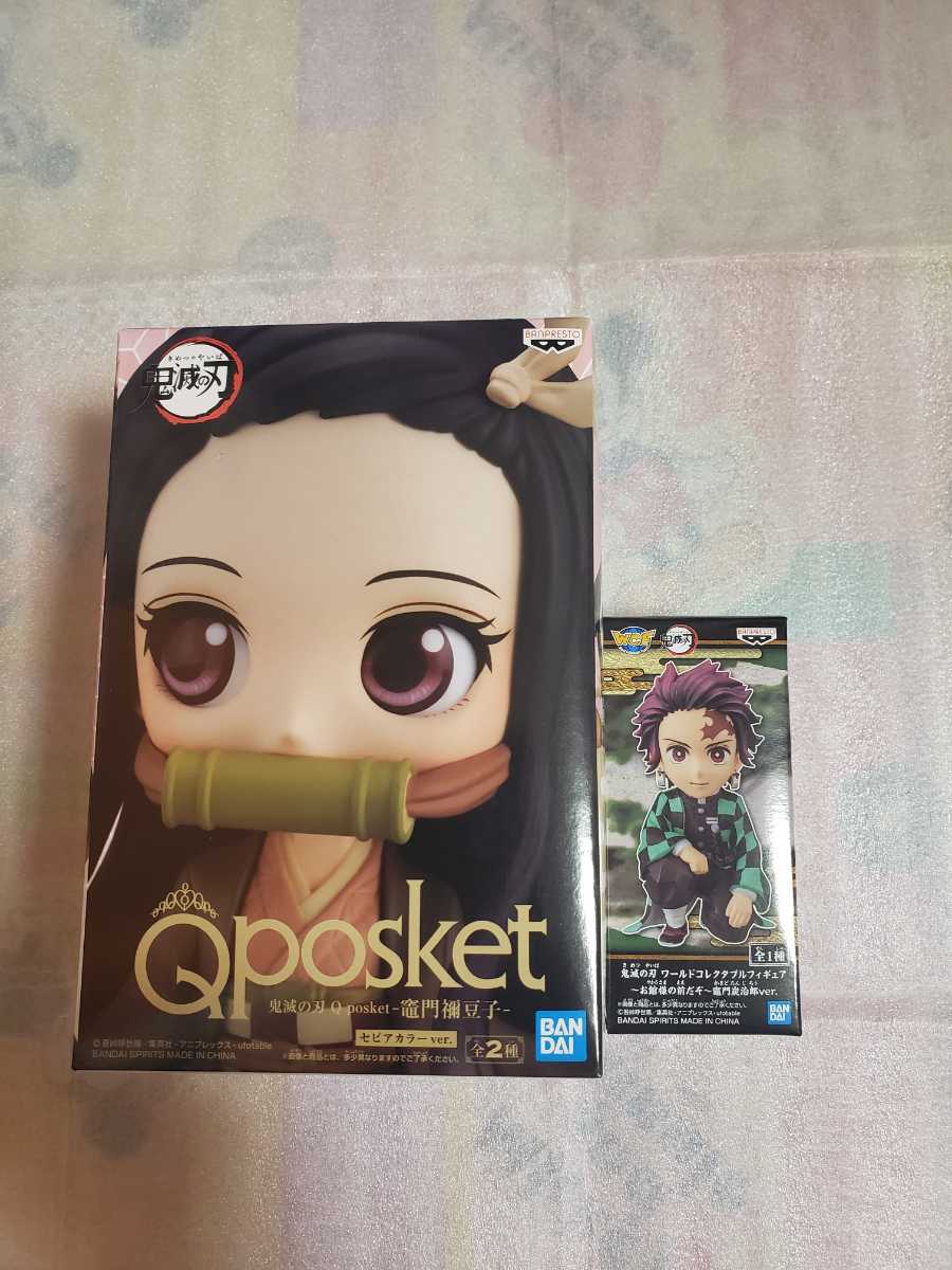新品 Qposket 鬼滅の刃 Qposket 竈門ねずこ セピアカラーver ワールドコレクタブルフィギュア お館様の前だぞ 竈門炭治郎ver おまけ付き の落札情報詳細 ヤフオク落札価格情報 オークフリー スマートフォン版