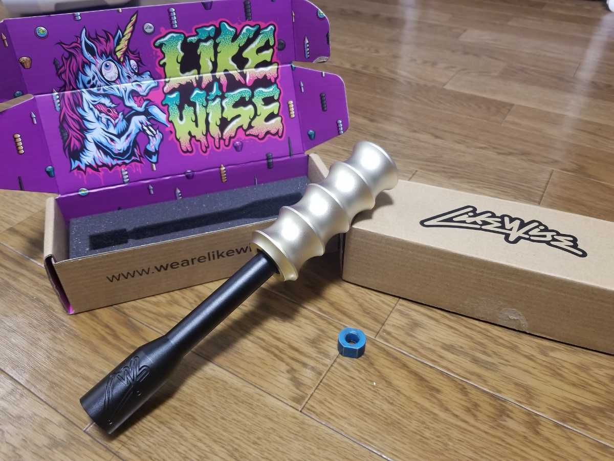 シフトノブエクステンション ゴールド （ライクワイズ LIKEWISE 