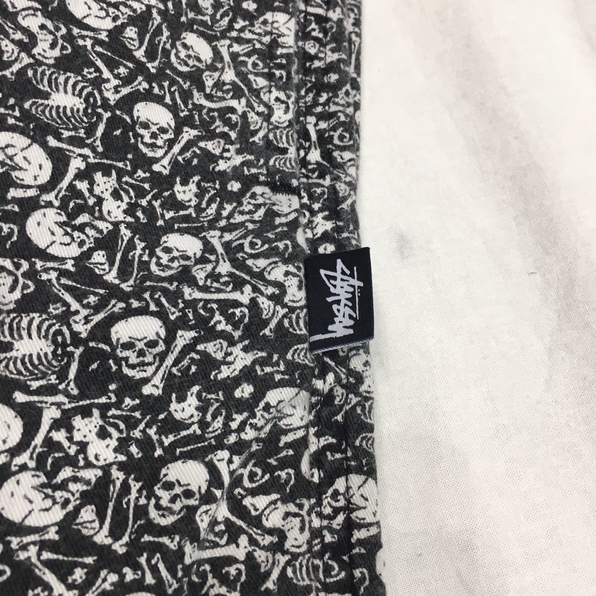 新品】【XL】STUSSY EASY PANTS SKULL PRINT ステューシー スカル 総柄