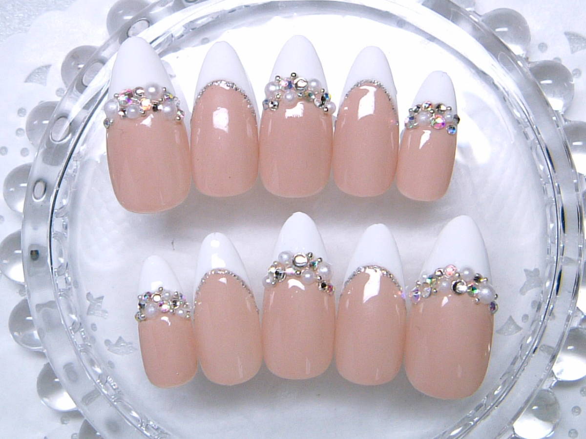 新品 Y 即決 スキニーオーバル フレンチ パール ブライダルネイルチップ 353 の落札情報詳細 ヤフオク落札価格情報 オークフリー スマートフォン版