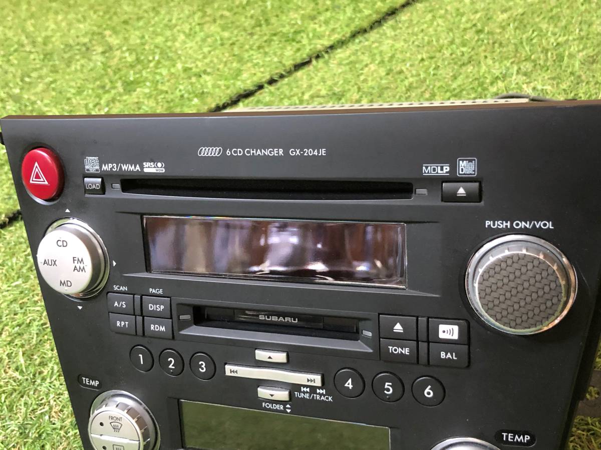【未使用】スバル車 純正 カーステレオ カーオーディオ CD MD ケンウッド 未使用】スバル車 純正 カーステレオ カーオーディオ CD MD ケンウッド