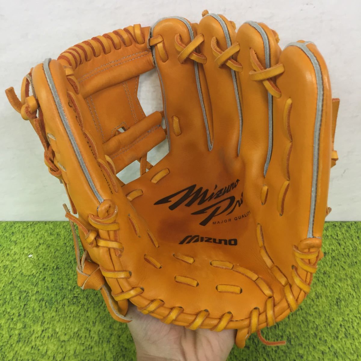 ミズノプロ ハガジャパン 耕作 オーダー 極美品 硬式 内野手用グローブ 