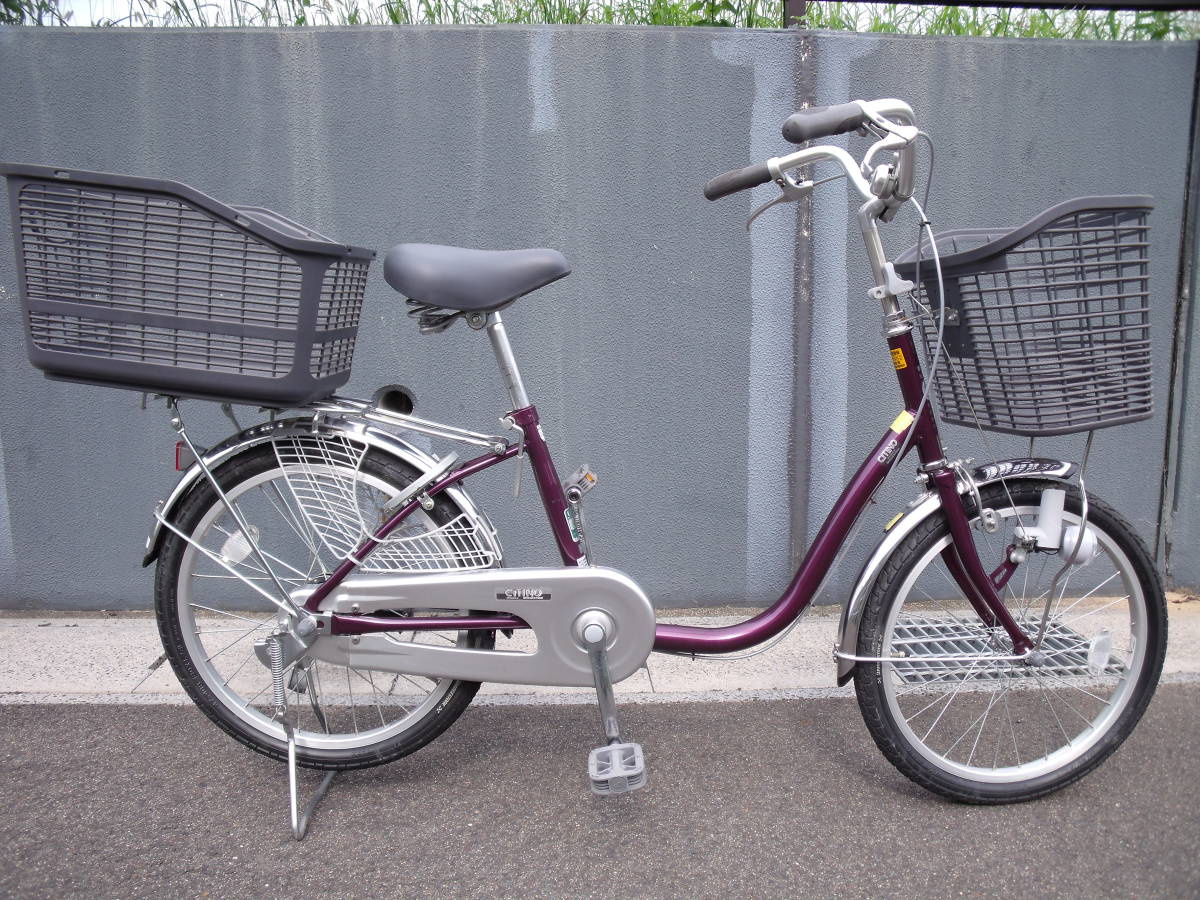 ＢＳ ブリヂストン ＣＩＴＩＮＯ 20インチ 買い物用自転車。前後カゴ 