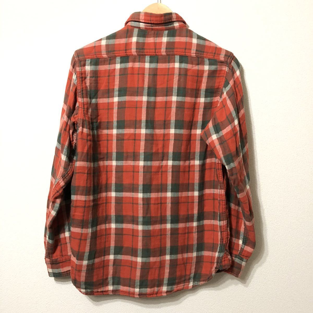 アンユーズド 長袖シャツ レッド Unused Lee コラボ フランネル チェックシャツ ネルシャツ コットン アメカジ 赤 メンズ S の落札情報詳細 ヤフオク落札価格情報 オークフリー スマートフォン版