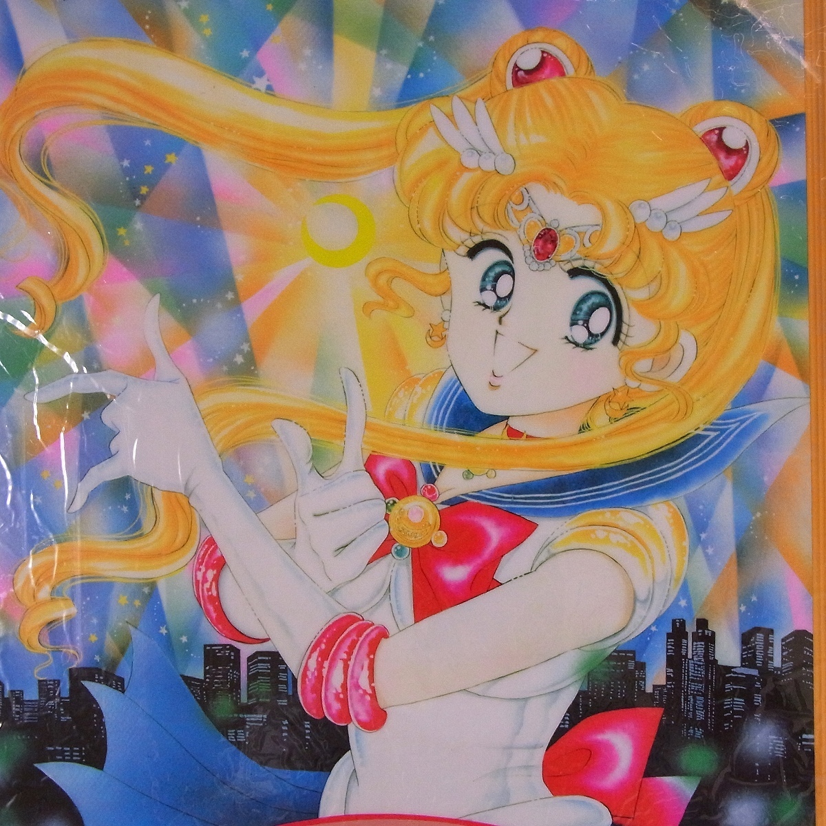 メッカ原宿オリジナル 「美少女戦士セーラームーン」 下敷 93年 メッカ