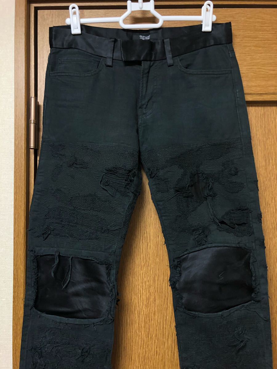 アンダーカバー UNDERCOVER 09AW 78 デニム デストロイ クラスト