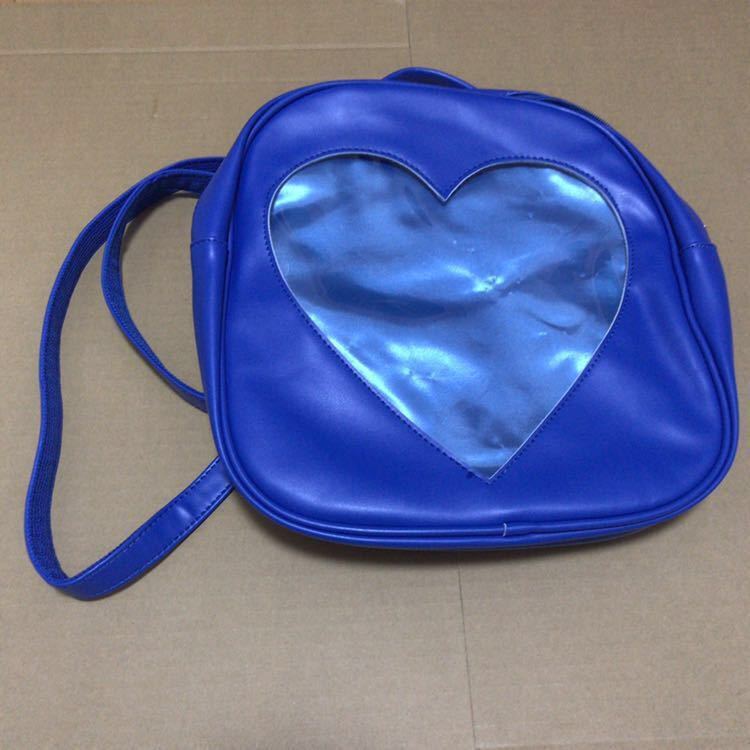 中古 Wego カラフルハートウィンドウリュック 痛リュック 痛バ 痛バッグ 青 ブルー の落札情報詳細 ヤフオク落札価格情報 オークフリー スマートフォン版