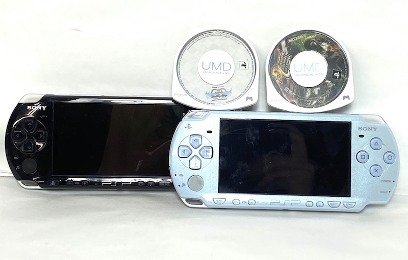 PSP3000とソフトまとめ PSP-2000 本体 ソフト付き ままならない グラセフ ウイイレ