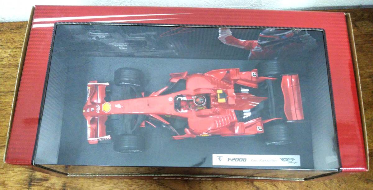 ホットホィール1/18Ferrari F2008 キミライコネン 2025年最新】1/18