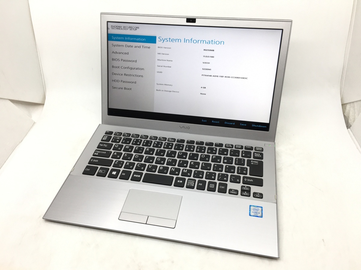 ジャンク品】SONY VAIO S13 ノートパソコン
