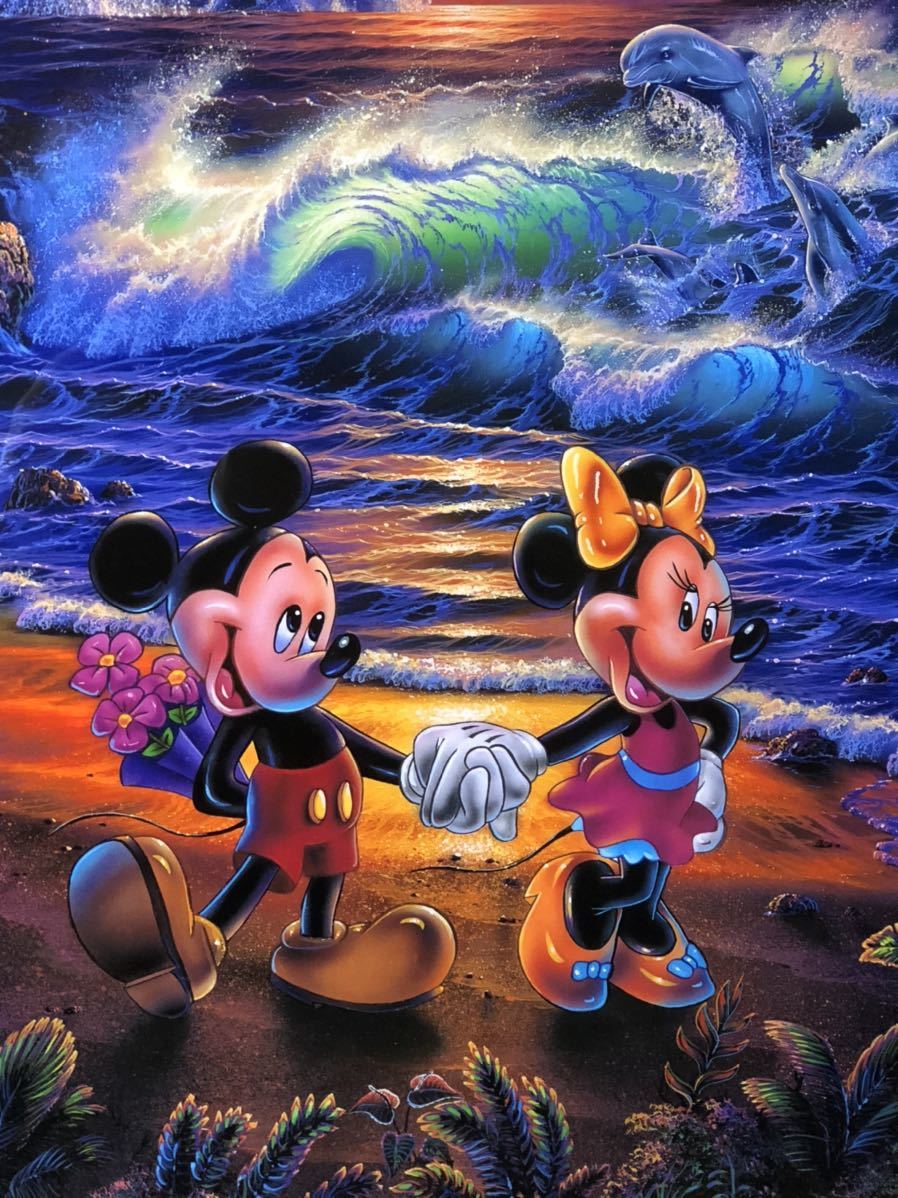 新品 値下げ交渉歓迎 限定品アート ディズニーラッセン コラボ シーサイドロマンス ミッキーミニーdisney Lassen未使用 保証書鑑定書付 の落札情報詳細 ヤフオク落札価格情報 オークフリー スマートフォン版