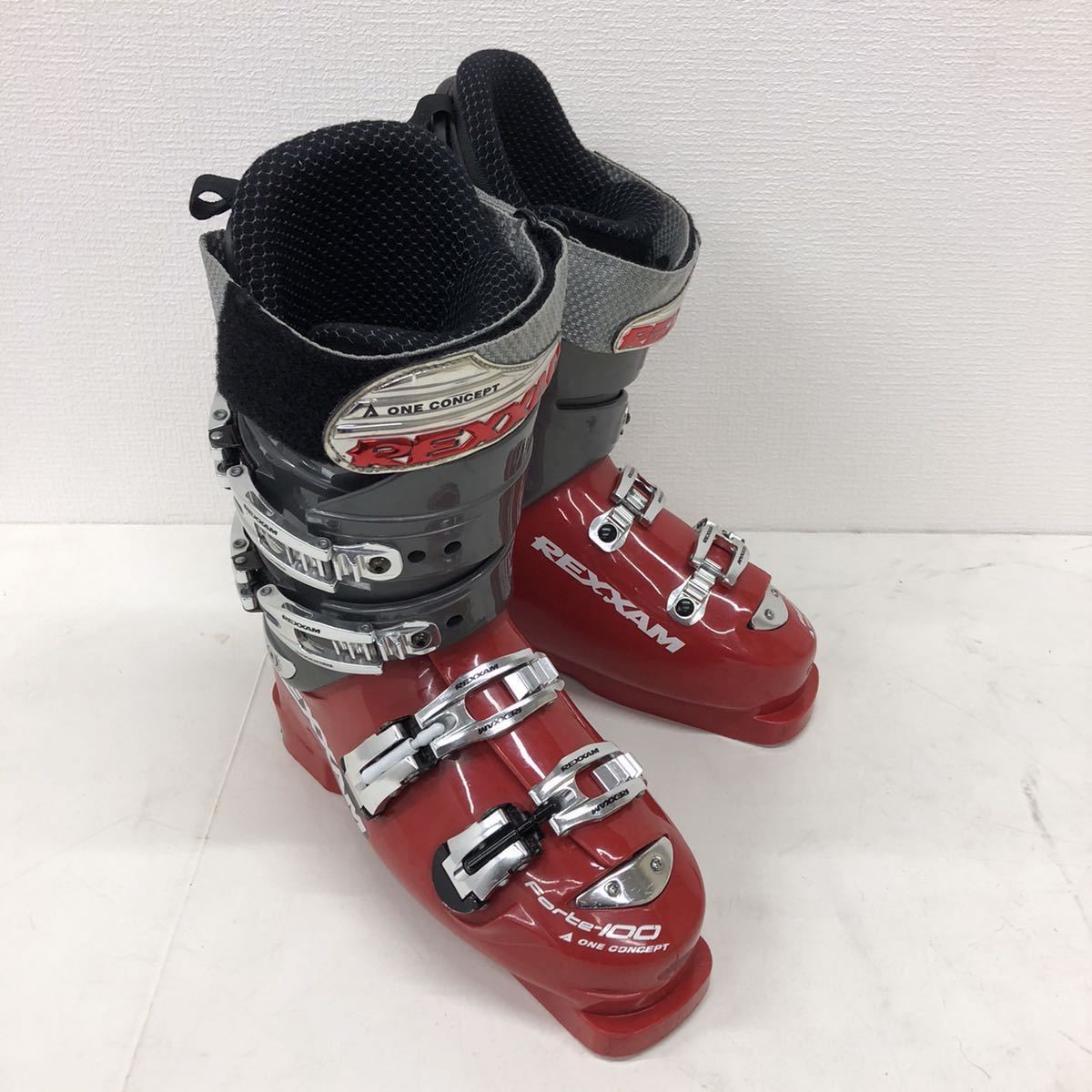○ REXXAM レグザム スキーブーツ 25cm&frasl;25.5cm FORTE-100 ソール292mm