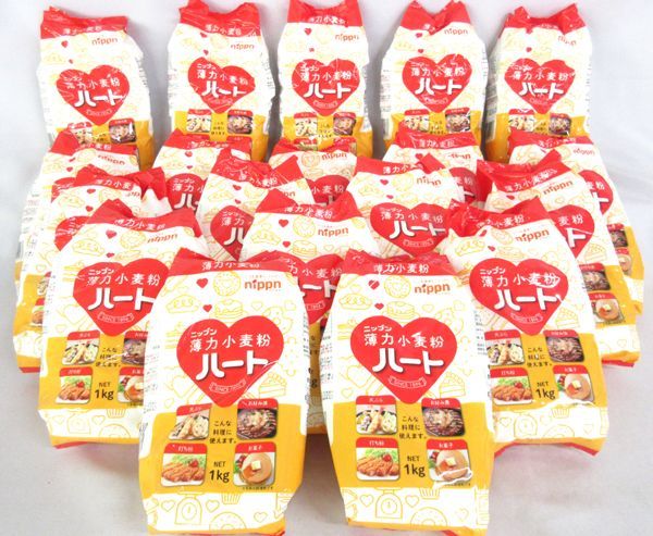 新品 送料0円 税込2円 Nh240 ニップン 薄力小麦粉 ハート 1kg 19点 シンオク の落札情報詳細 ヤフオク落札価格情報 オークフリー スマートフォン版