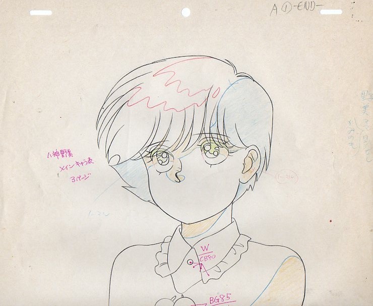 新品】☆八神くんの家庭の事情・セル画＋おまけ動画③・楠桂・黄瀬和哉