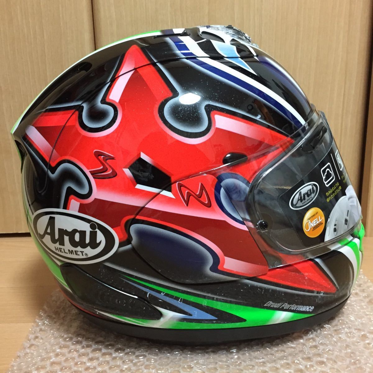 RX7X ナカノ X 61.62 arai フルフェイスヘルメット Arai RX-7X Nakano Green '04 – 56design WebStore