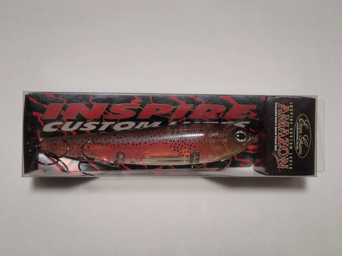 新品　エバーグリーン　アマゾン　スポーニングトラウト　ブラックストライプド　2個　今江克隆　ビッグペンシルベイト EVERGREEN（エバーグリーン インターナショナル） \u2013 アマゾン新色