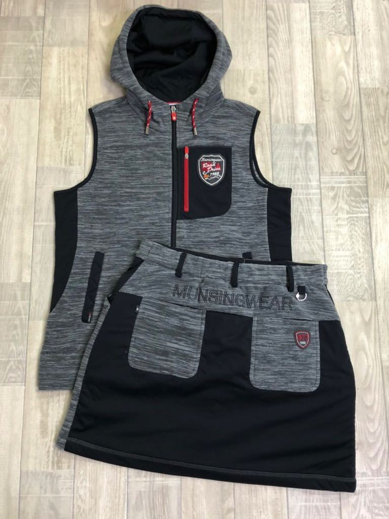 概ね美品 MUNSINGWEAR ゴルフウェア セットアップ 概ね美品 MUNSINGWEAR ゴルフウェア セットアップ