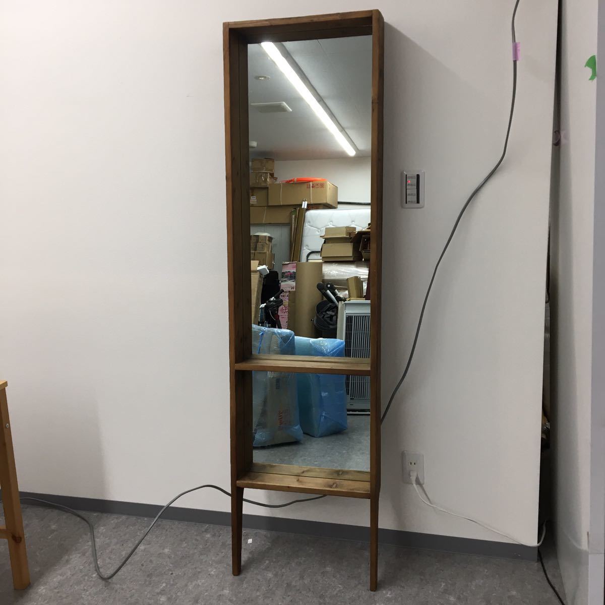 TRITON トリトンミラー姿見 OLD-PINE クラッシュゲート オクト ミラー