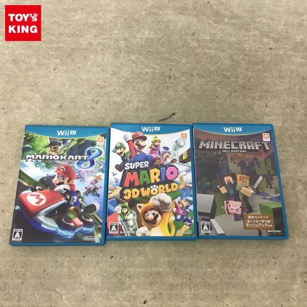 1円 Wii Uソフト マリオカート8 スーパーマリオ3dワールド マインクラフト Wii U Edition の落札情報詳細 ヤフオク落札価格情報 オークフリー スマートフォン版