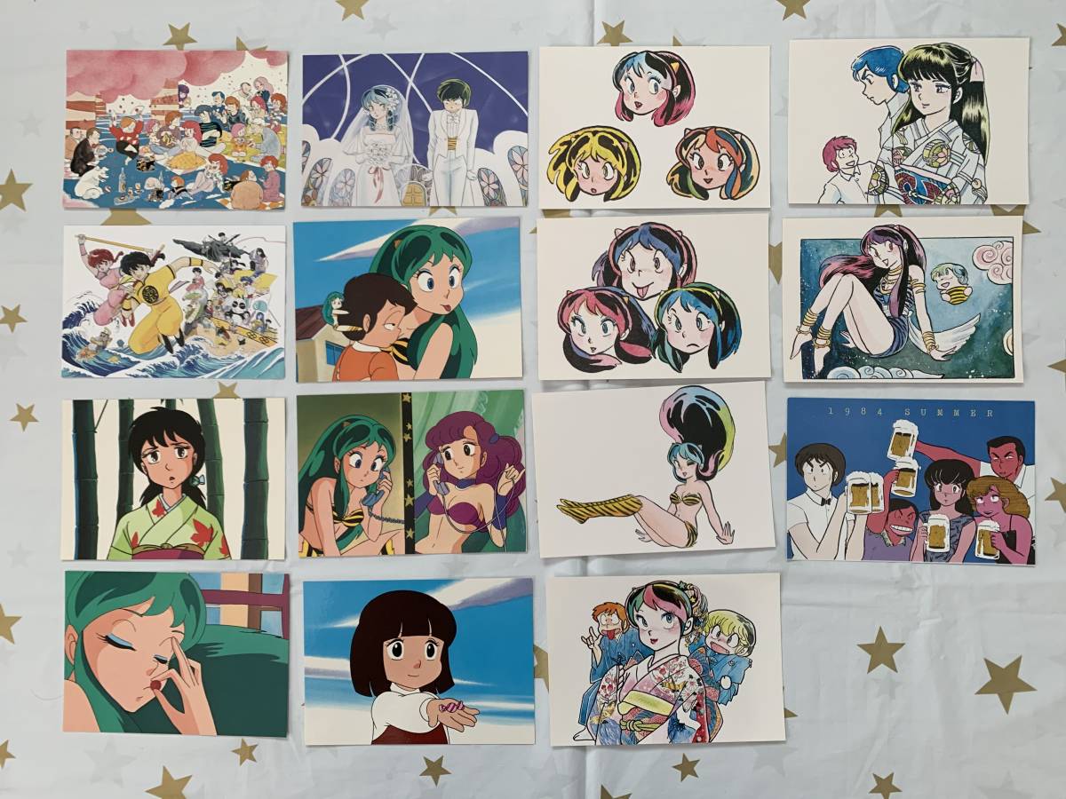 イラスト 高橋留美子 ポストカード52枚 うる星やつら めぞん一刻 音無響子 五代裕作 惣一郎 ラムちゃん 諸星あたる 少年サンデー うる星 の落札情報詳細 ヤフオク落札価格情報 オークフリー スマートフォン版