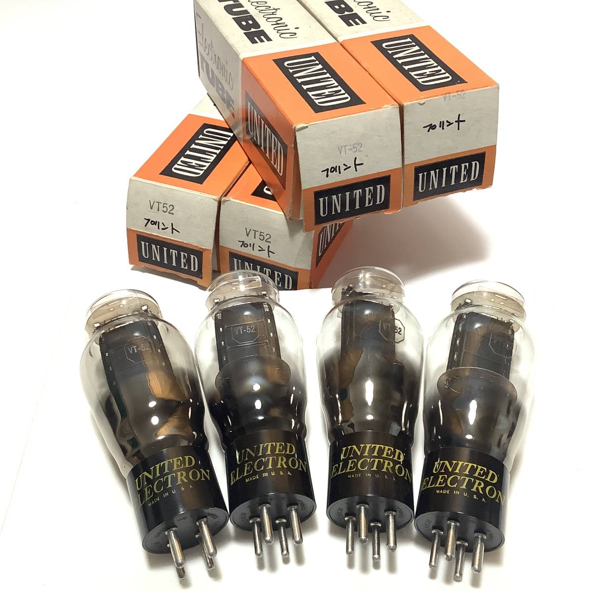 UNITED ELECTRON VT 52 新品 2本セット UNITED ELECTRON VT 52 新品 2本セット（UNITED ELECTRON VT-52