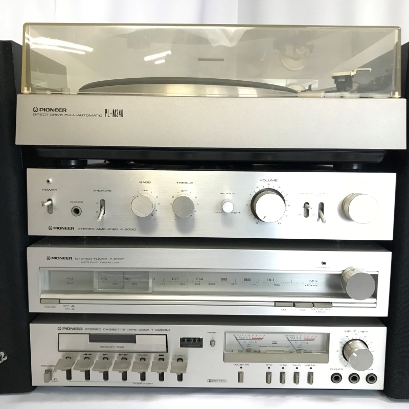 PIONEER パイオニア PL-M340 A-2030 F-2030 レコードプレーヤー アンプ