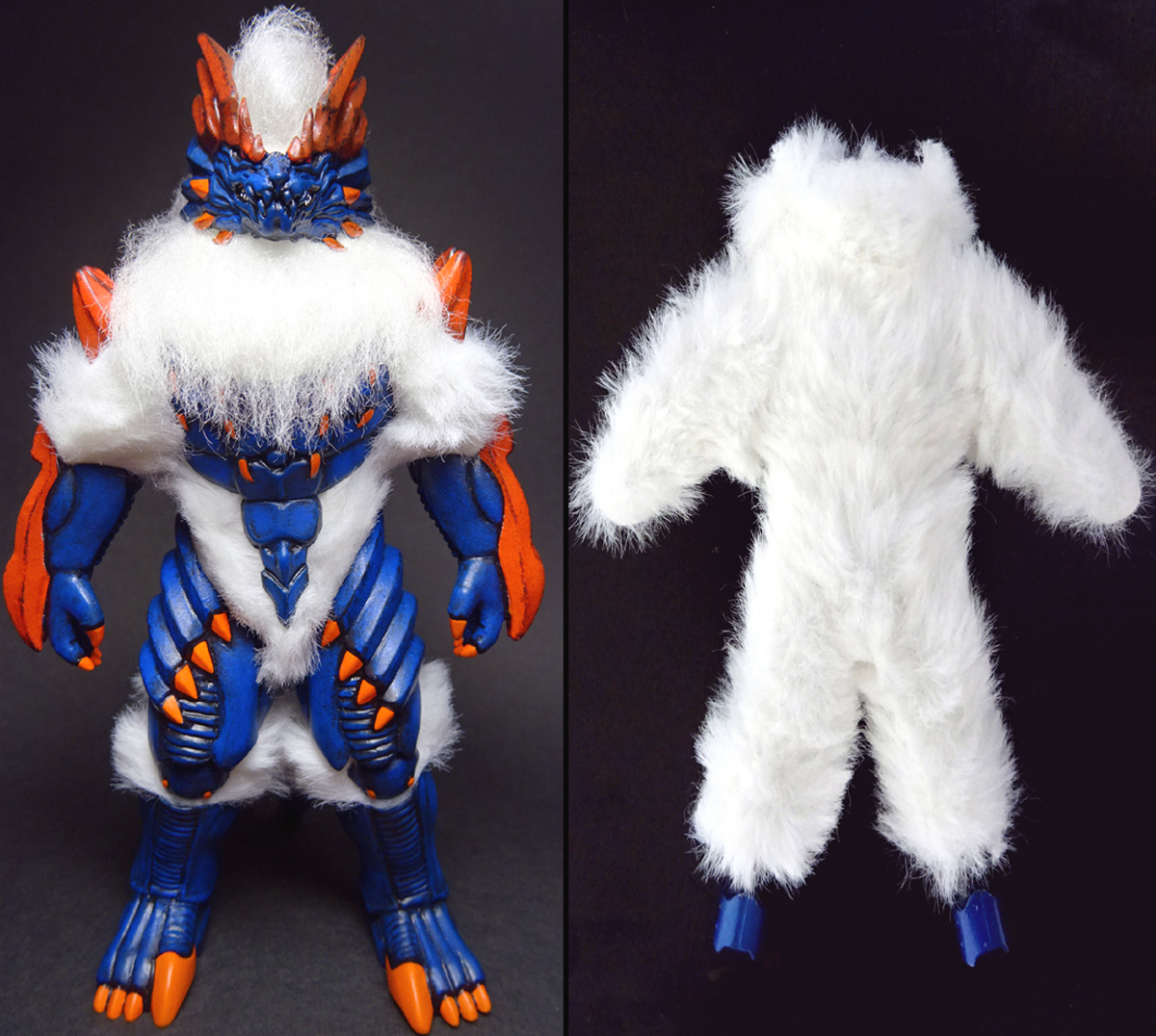 ウルトラ怪獣シリーズ95《豪烈暴獣 ホロボロス》[可動化改造(素体内蔵