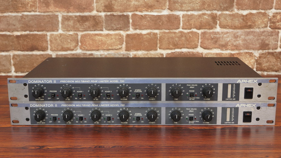 Aphex Dominator II 720 ピークリミッター2台