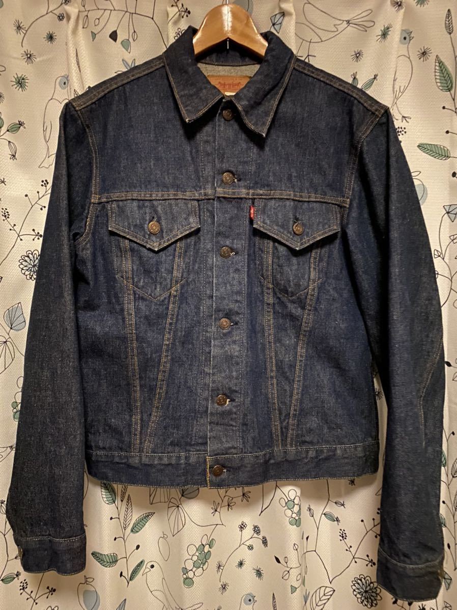 極上】濃紺 ビッグE 40-38 71205 60年代 リーバイス 最初期】真紺 ビッグE