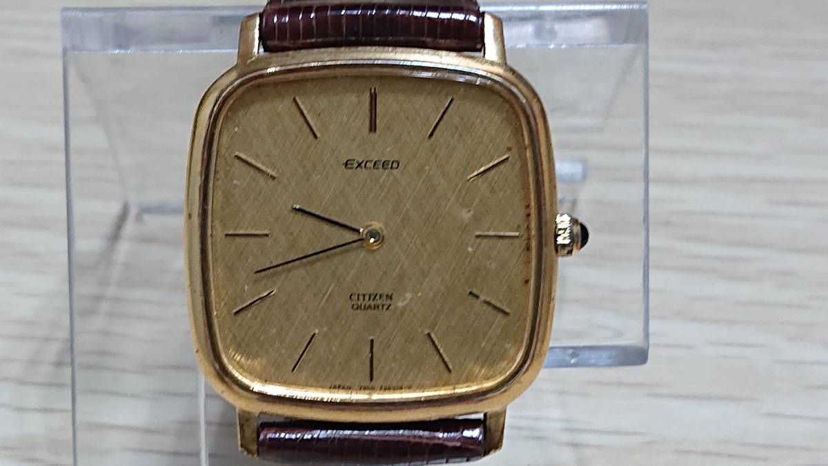 CITIZEN EXCEED シチズン エクシード クォーツ メンズ腕時計 4-796471