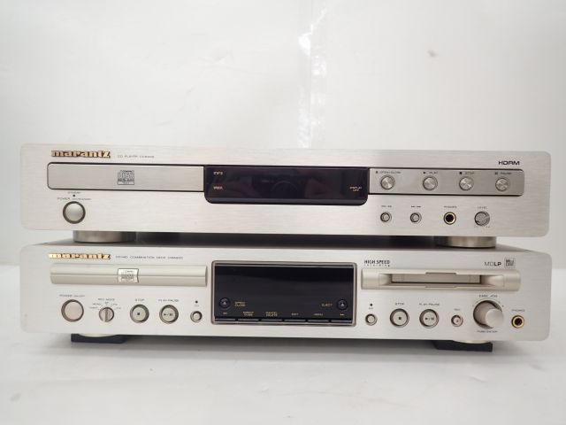 Marantz/マランツ CD/MDデッキ CM6200 CDデッキ CD6002 ∽ 5DFD9-3の