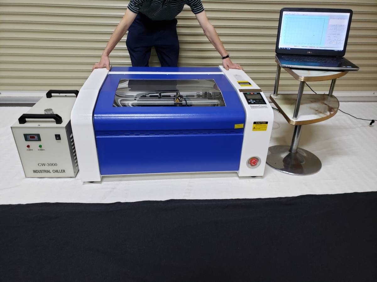 サンマックスレーザー加工機LT6040-40W MPC液晶パネル即決時新品全部 