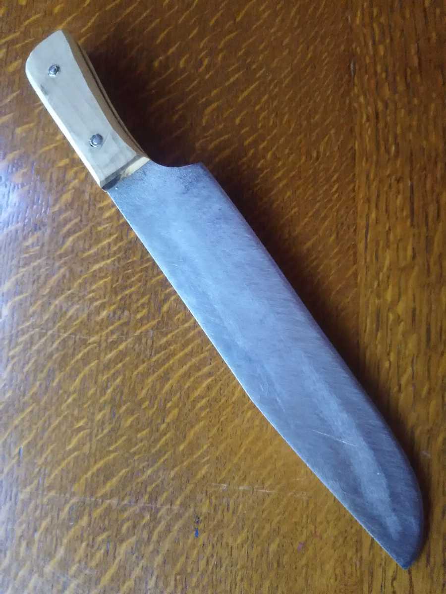 低価品質保証】 ヤフオク! - カスタムナイフ 包丁 D2 ...