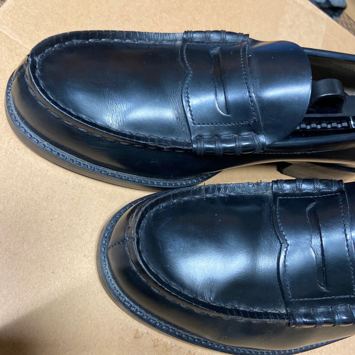 Haruta ハルタ ローファー メンズ サイズ 25 5eee コインローファー ブラック レザー 靴 シューズ の落札情報詳細 ヤフオク落札価格情報 オークフリー スマートフォン版