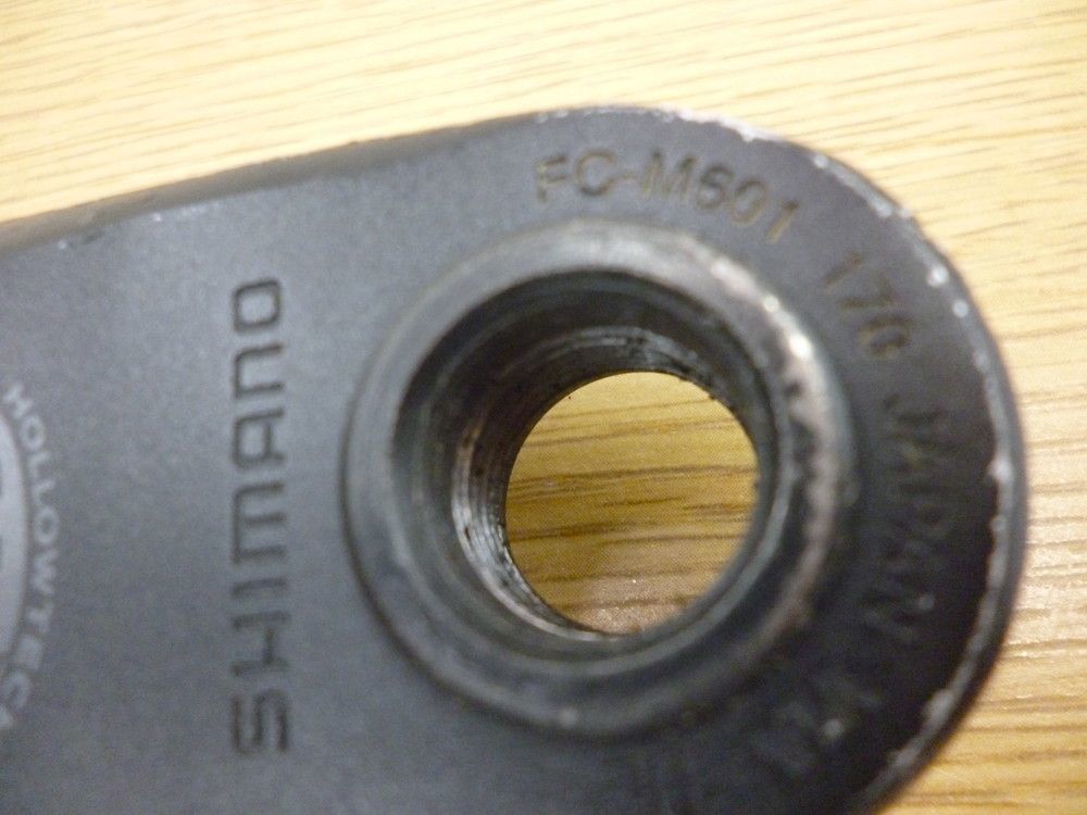 SHIMANO HONE FC-M601 クランク 170mm SHIMANO HONE FC-M601-2