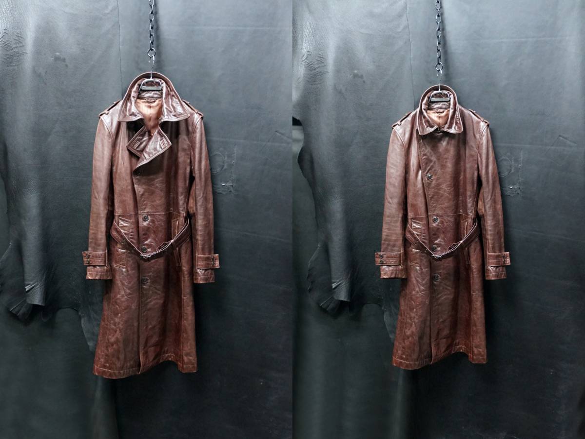 TORNADOMART トルネードマートバッファローロングレザーコート