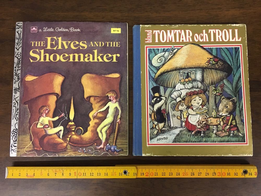 レトロ 外国 絵本 2冊セット 小人 靴屋 トロール 動物 女の子 他 挿絵 洋書 海外 英語 紙物 紙モノ イラスト ビンテージ アンティーク の落札情報詳細 ヤフオク落札価格情報 オークフリー スマートフォン版