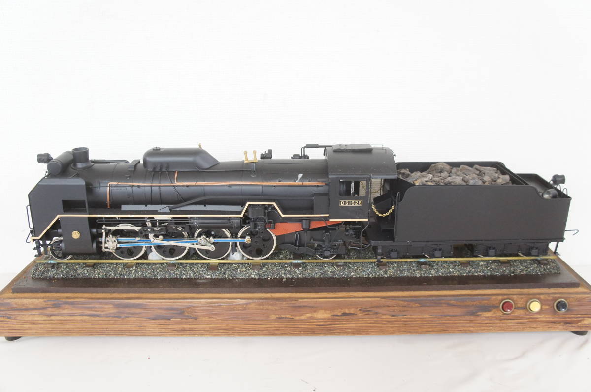 鉄道模型 SL D-51 D51528 蒸気機関車 直接引取限定※ 動作品 D51528 D51 蒸気機関車 大型鉄道模型 置物