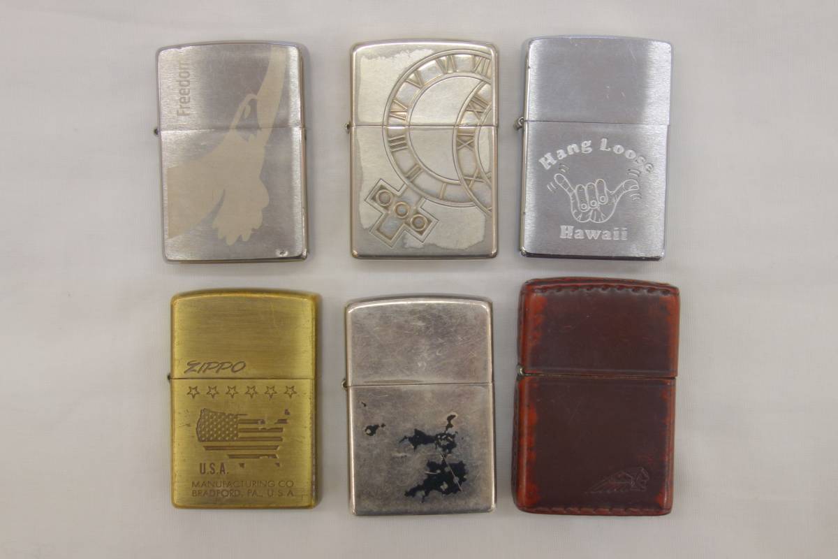 中古 Zippo ジッポライター 6個セット Hawaii他 No 18 の落札情報詳細 ヤフオク落札価格情報 オークフリー スマートフォン版