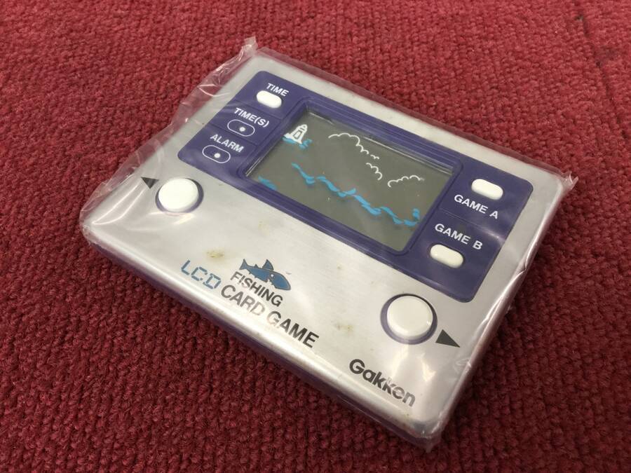 LCD カードゲーム Gakken フィッシングボーイ 動作良好 希少！