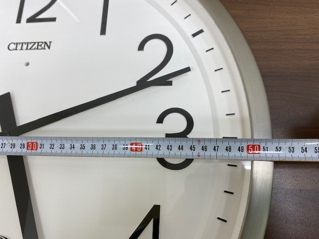 CITIZEN シチズン大型 電波時計 直径約52cm 4MY660-0 掛時計 稼働品