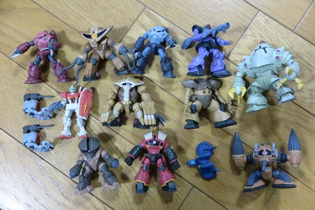 ガシャポン 機動戦士ガンダム S.O.G.,Extra ゾック,ズゴック,アッガイ
