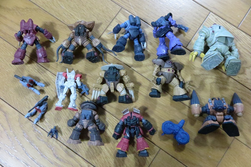 ガシャポン 機動戦士ガンダム S.O.G.,Extra ゾック,ズゴック,アッガイ