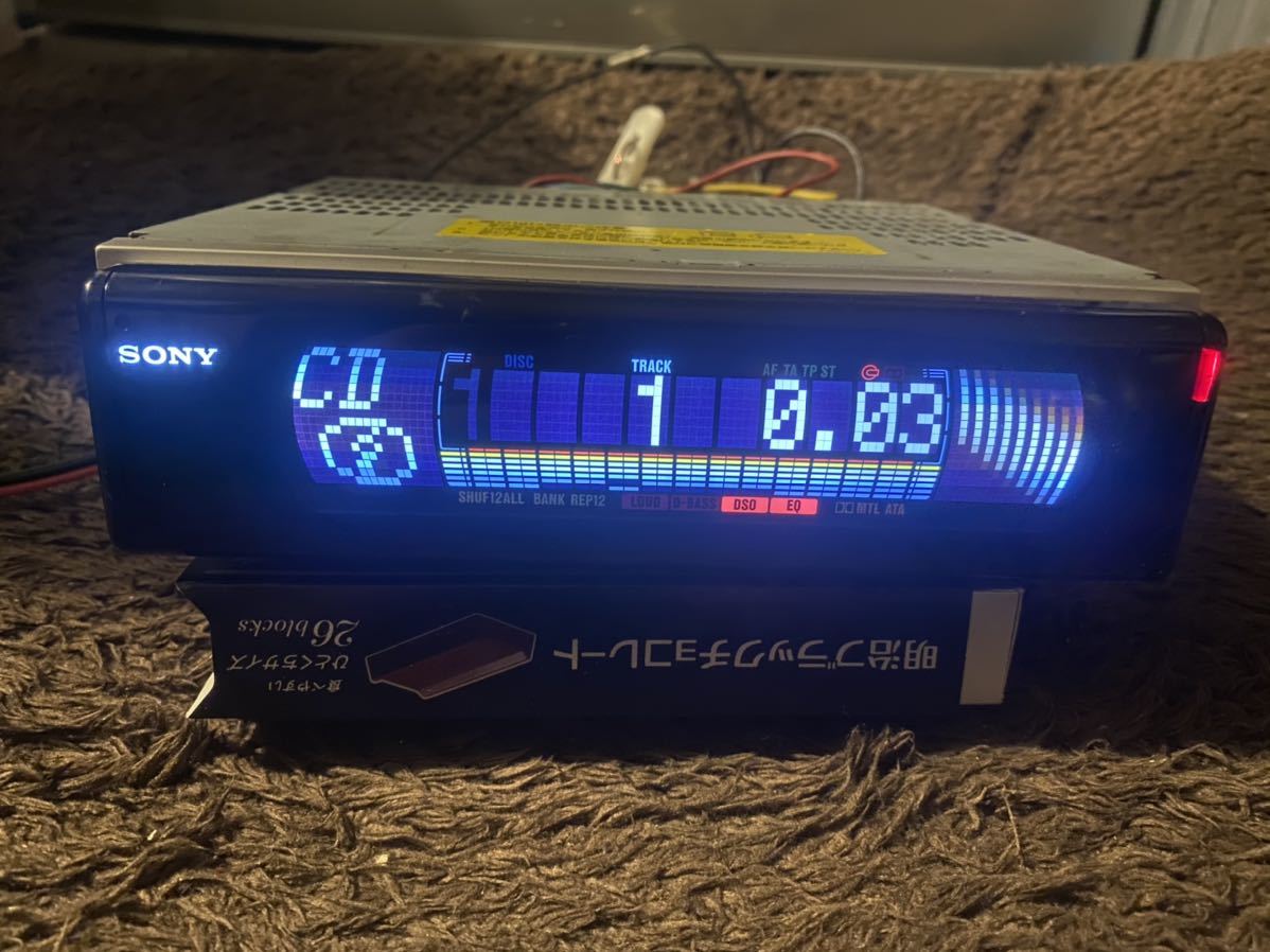 希少！SONY CDX-M750 グライコ 動作確認済み！当時物 旧車 KENWOOD