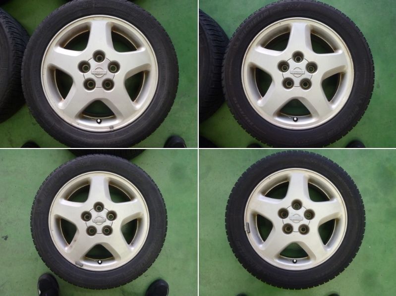 N982』【手渡し可能】 スカイライン ECR33 純正ホイール 16×6.5J 40