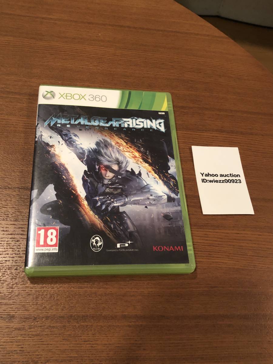 送料無料 Dlc付 日本起動可 Xbox360 メタルギアライジング リベンジェンス 海外版 Xbox One Series X下位互換対応 Metal Gear Rising の落札情報詳細 ヤフオク落札価格情報 オークフリー スマートフォン版