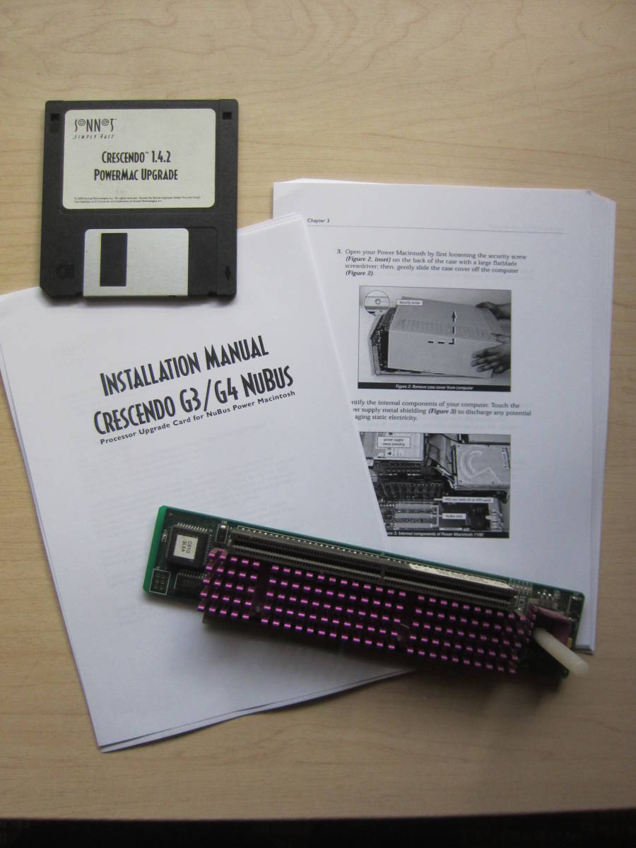 □ Sonnet Crescendo G3 Processor Upgrade Card Crescendo G3